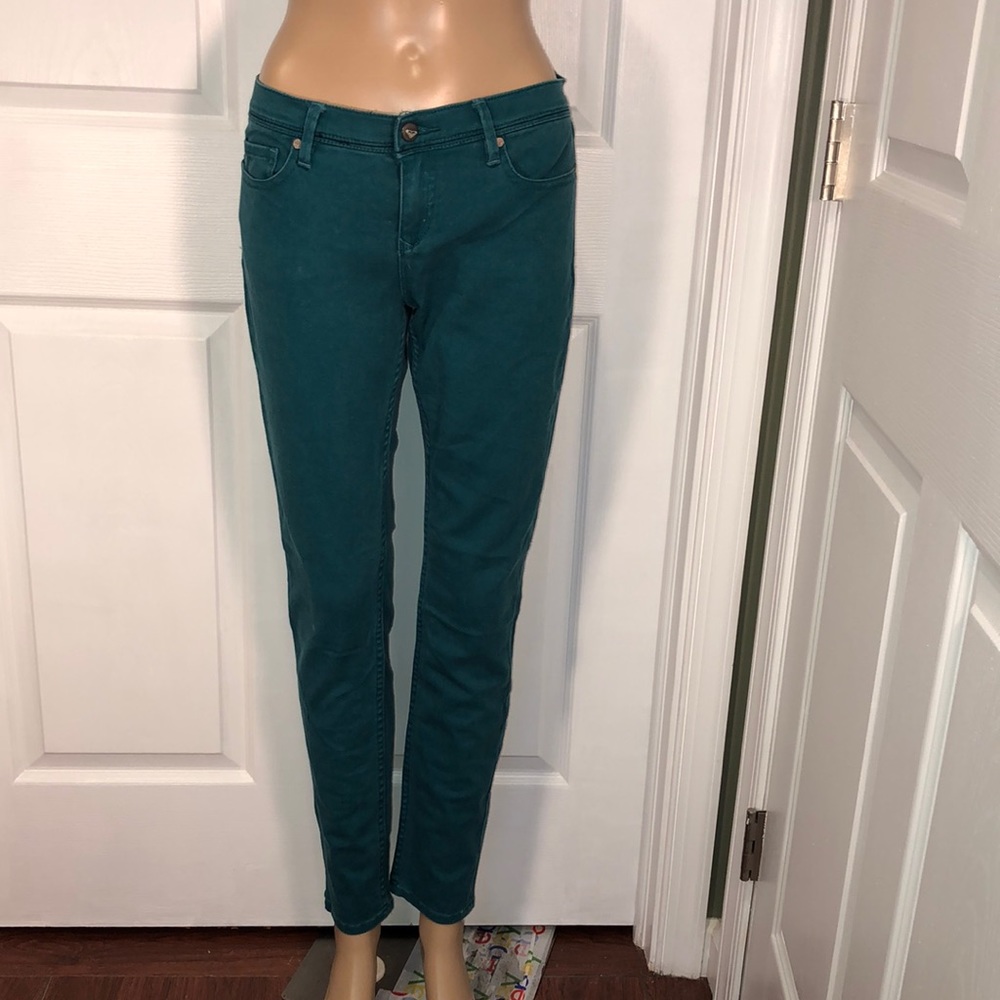 ROXY Denim Green Jeans. 7/28